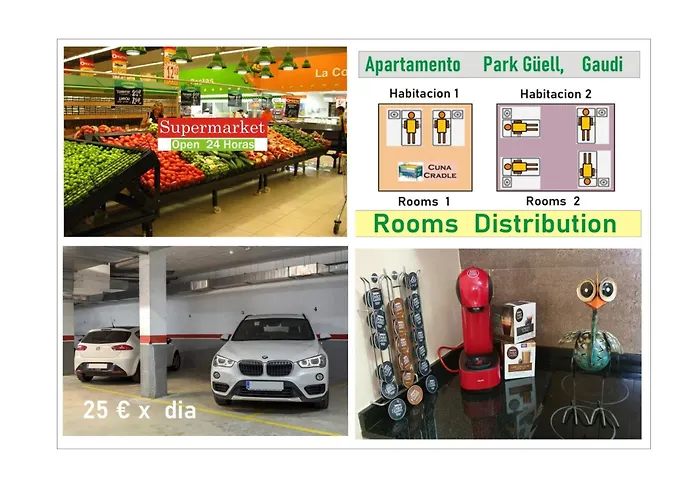 Attic, Walk To Park Gueell, Sagrada Familia, Metro Nearby 公寓 巴塞罗那